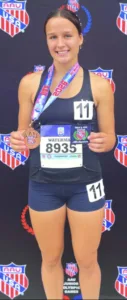 UP's Waterman earns AAU All-American status in 800m
